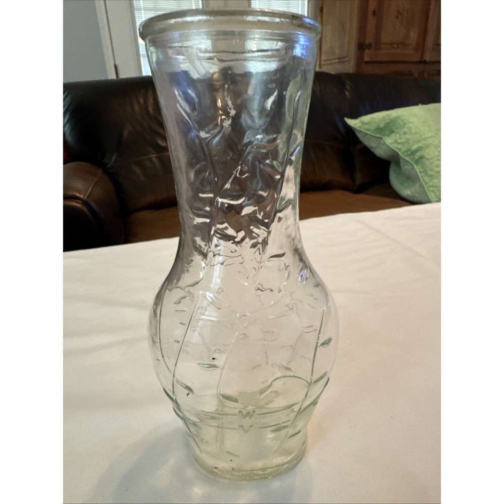 VTG Good Seasons‎ Salad Dressing Cruet Shaker bottle - Vine Embossed NO Lid